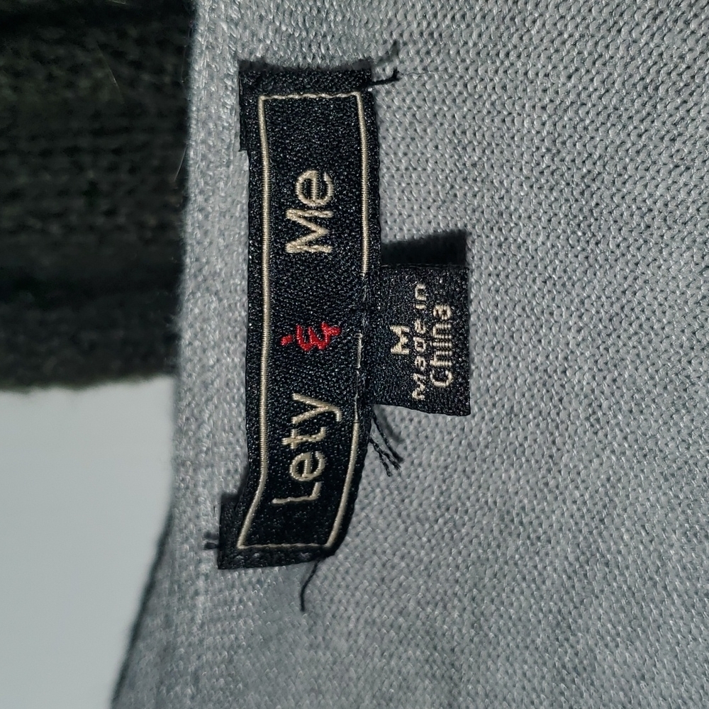 Grey hooded sweater cardigan - Picture 3 of 4